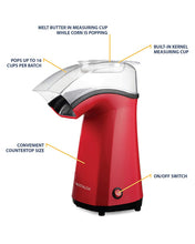Load image into Gallery viewer, Nostalgia APH200RED 16-Cup Air-Pop Popcorn Maker