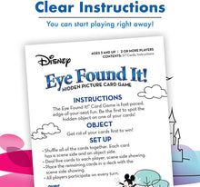 Load image into Gallery viewer, World of Disney Eye Found It Card Game
