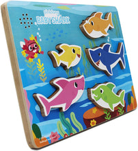 Load image into Gallery viewer, Pinkfong Baby Shark Chunky Wood Sound Puzzle - Plays Baby Shark Song