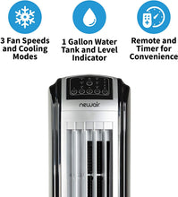 Load image into Gallery viewer, NewAir, AF-310, Portable Indoor Outdoor Evaporative Air Fan and Humidifier, Personal Swamp Cooler, 100 Square Foot Effective Range