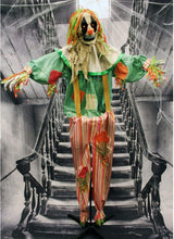 Load image into Gallery viewer, Haunted Hill Farm HHCLOWN-4FLSA Life-Size Animatronic Clown, Indoor/Outdoor Halloween Decoration, Multi