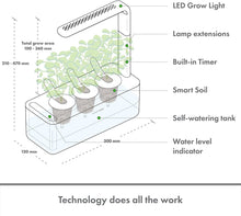 Load image into Gallery viewer, Click and Grow Smart Garden 3 Indoor Gardening Kit (Includes Basil Capsules)