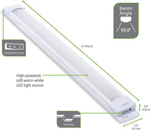 Load image into Gallery viewer, GE 38846 Premium LED Light Bar, 18 Inch Under Cabinet Fixture