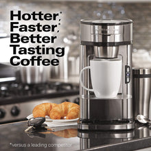 Load image into Gallery viewer, Hamilton Beach Scoop Single Serve Coffee Maker, Fast Brewing, Stainless Steel (49981A)