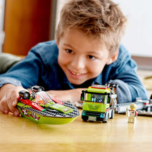 Load image into Gallery viewer, LEGO City Race Boat Transporter 60254 Race Boat Toy, Fun Building Set for Kids, New 2020 (238 Pieces)