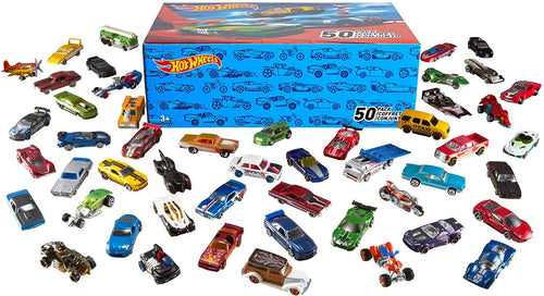 Hot Wheels 50-Car Pack of 1:64 Scale Vehicles Individually Packaged, Gift for Collectors & Kids Ages 3 Years Old & Up [Amazon Exclusive]