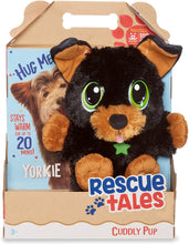 Load image into Gallery viewer, Little Tikes Rescue Tales Cuddly Pup Yorkie Soft Plush Pet Toy, Multicolor