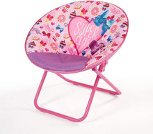 Load image into Gallery viewer, Idea Nuova Plush Pink Saucer Chair for Teens and Kids JoJo Siwa, Pink
