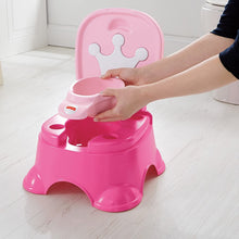 Load image into Gallery viewer, Fisher-Price Stepstool Potty, Pink Princess