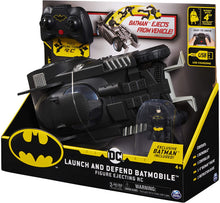 Load image into Gallery viewer, BATMAN Launch and Defend Batmobile Remote Control Vehicle with Exclusive 4-inch Action Figure