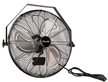 Load image into Gallery viewer, NewAir, WindPro18W, Wall Mounted 18 Inch High-Velocity Industrial Shop Fan with 3 Speed Settings, 3000 CFM,Black
