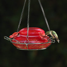 Load image into Gallery viewer, Nature's Way Bird Products MHF4 Garden Top Fill Hummingbird Feeder, 16 oz Capacity, Red