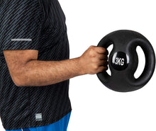 Load image into Gallery viewer, Mind Reader with Handles, Strength Training, Home Fitness Core Workout, Rubber, Black