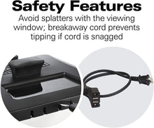 Load image into Gallery viewer, Hamilton Beach Deep Fryer with 2 Frying Baskets, 19 Cups / 4.5 Liters Oil Capacity, Lid with View Window, Professional Grade, Electric, 1800 Watts, Stainless Steel (35036)