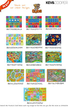 Load image into Gallery viewer, KC CUBS KCP010023-8X10 Playtime Collection USA United States Map Educational Learning &amp; Game Area Rug Carpet for Kids and Children Bedrooms and Playroom (8'2" x 9'10")