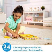 Load image into Gallery viewer, Melissa &amp; Doug Deluxe Princess Elise Magnetic Wooden Dress-Up Set (24 pcs, Great Gift for Girls and Boys - Best for 3, 4, 5, and 6 Year Olds)