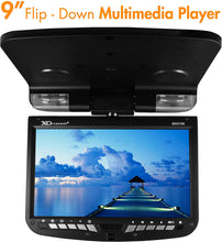 Load image into Gallery viewer, XO Vision GX2155 9-Inch Flip-Down Multimedia Player (Black)