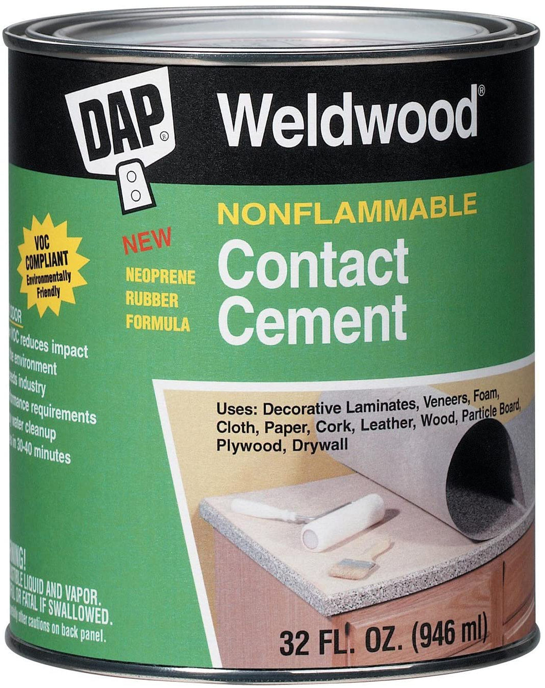 Dap 25332 1 Quart Weldwood Nonflammable Contact Cement