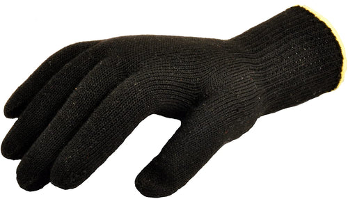 G & F 1916 Heat Resistant Beauty Gloves for Curling and Flat Iron, Black, Sold by 1 Piece