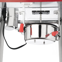 Load image into Gallery viewer, Great Northern Popcorn Old Time Popcorn Popper Machine with Cart, 8-Ounce, Red