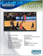 Load image into Gallery viewer, Jensen JTV3217DC 32&quot; LED Television with Integrated HDTV ATSC Tuner HD Ready 1080p, 720p, 480p