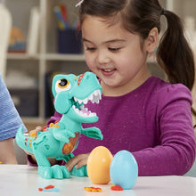 Load image into Gallery viewer, Play-Doh Dino Crew Crunchin' T-Rex Toy for Kids 3 Years and Up with Funny Dinosaur Sounds and 3 Eggs, 2.5 Ounces Each, Non-Toxic