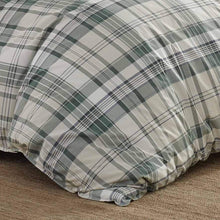 Load image into Gallery viewer, Eddie Bauer Timbers Plaid Comforter Set, Full/Queen, Green