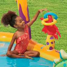 Load image into Gallery viewer, Play Day Dinosaur Inflatable Play Center 102" X 69" X 44", for Ages 2+