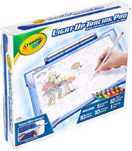 Load image into Gallery viewer, Crayola Light Up Tracing Pad Blue, Toys for Boys &amp; Girls, Gift for Kids, Age 6+