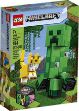 Load image into Gallery viewer, LEGO Minecraft Creeper BigFig and Ocelot Characters 21156 Buildable Toy Minecraft Figure Gift Set for Play and Decoration, New 2020 (184 Pieces)