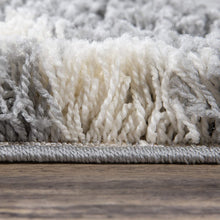 Load image into Gallery viewer, Shaggy Collection Trellis Design Area Rug