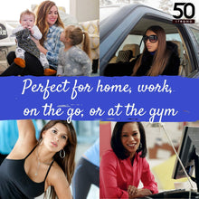 Load image into Gallery viewer, 50 Strong Teacher Water Bottle - BPA Free for Teachers - Give Bottles As Thank You Gifts - Show Appreciation for Teachers - Easy Carry Loop - Made in USA