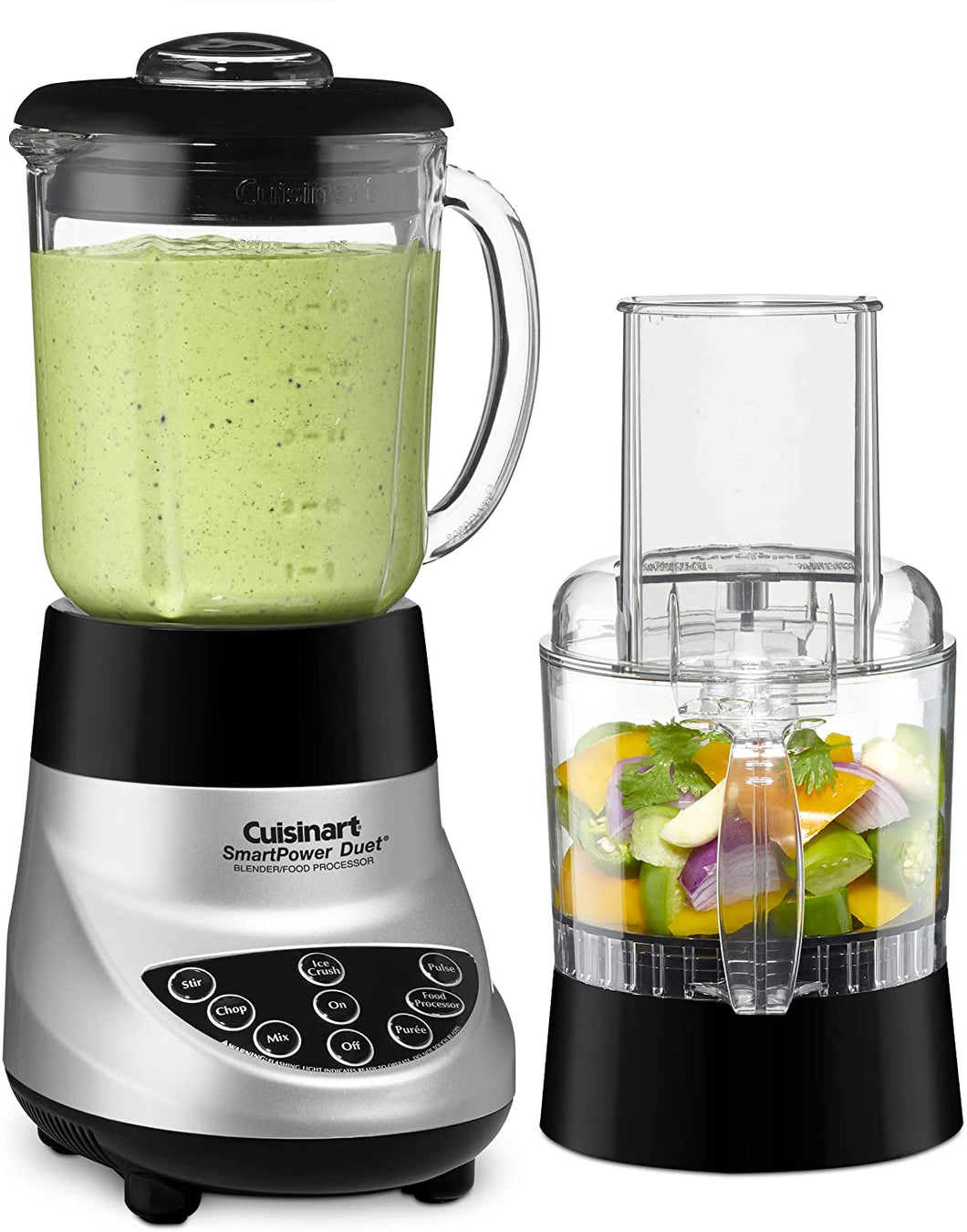 Cuisinart BFP-703BC Smart Power Duet Blender/Food Processor, Brushed Chrome, 3 cup, count of 6