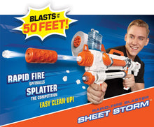 Load image into Gallery viewer, Toilet Paper Blasters Sheet Storm, Toy Blaster Shoots Rapid Fire TP Spitballsup To 50' –Uses Real Toilet Paper Super Fun Gift for Kids, Teens, College Students, Dads, Adults –Outdoors &amp; Indoors