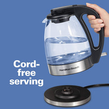 Load image into Gallery viewer, Hamilton Beach 1 Liter Compact Glass Kettle Home Good