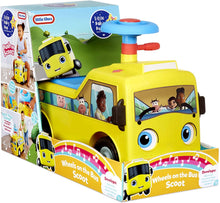 Load image into Gallery viewer, Little Tikes Little Baby Bum Wheels On The Bus Scoot &amp; Push Ride | Walk Ride and Play with Music | Educational Learning Birthday Gift Present for Toddlers Boys and Girls