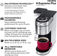 Load image into Gallery viewer, Keurig K-Supreme Plus Coffee Maker, Single Serve K-Cup Pod Coffee Brewer