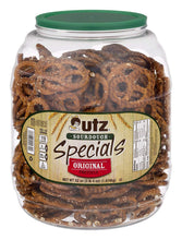 Load image into Gallery viewer, Utz Old Fashioned Sourdough Hard Pretzels – 28 oz Barrel – Big and Thick Classic Pretzel Knot Twist