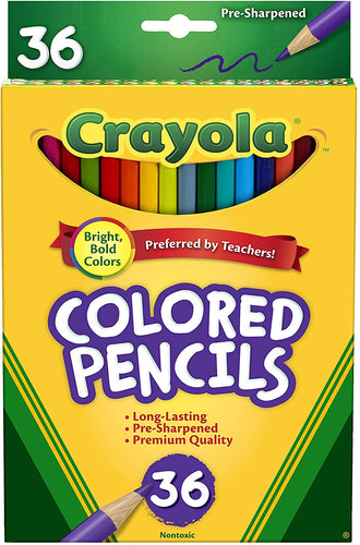 Crayola Colored Pencils, Long, 23-Pack, Multicolor