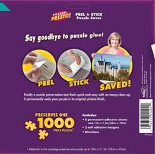 Load image into Gallery viewer, Puzzle Presto! Peel &amp; Stick Puzzle Saver: The Original and Still the Best Way to Preserve Your Finished Puzzle!