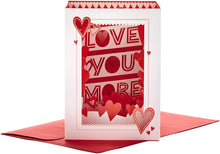 Load image into Gallery viewer, Hallmark Paper Wonder Displayable Valentines Day Pop Up Card