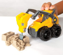Load image into Gallery viewer, Kinetic Sand, Construction Site Folding Sandbox Playset with Vehicle and 2lbs