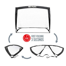 Load image into Gallery viewer, NET PLAYZ 4ftx3ft Easy Fold-Up Portable Training Soccer Goal, Set of 2