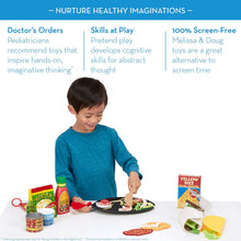 Load image into Gallery viewer, Melissa &amp; Doug Fill &amp; Fold Taco &amp; Tortilla Set (Play Food, Sliceable Wooden Mexican Play Food, Skillet &amp; More, 43 Pieces, Great Gift for Girls and Boys - Best for 3, 4, 5 Year Olds and Up)