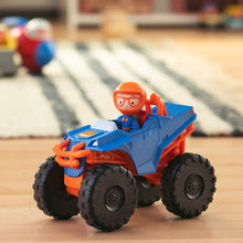 Load image into Gallery viewer, Blippi Mini Vehicle with Freewheeling Features Including 2” Classic Character Toy Figure - Imaginative Play for Toddlers, Young Children, Preschoolers