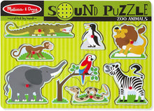 Load image into Gallery viewer, Melissa &amp; Doug Zoo Animals Sound Puzzle