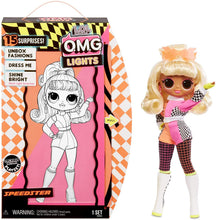 Load image into Gallery viewer, L.O.L. Surprise! O.M.G. Lights Speedster Fashion Doll with 15 Surprises, Multicolor