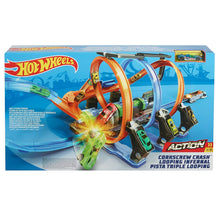 Load image into Gallery viewer, Hot Wheels Corkscrew Crash Track Set
