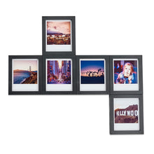 Load image into Gallery viewer, MAGNAFRAME Magnetic Picture Frame for Polaroid Instant Photos - Photo Gallery 6 Pack (Black)