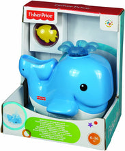 Load image into Gallery viewer, Fisher-Price Brilliant Basics Spray &#39;N Lights Bath Whale